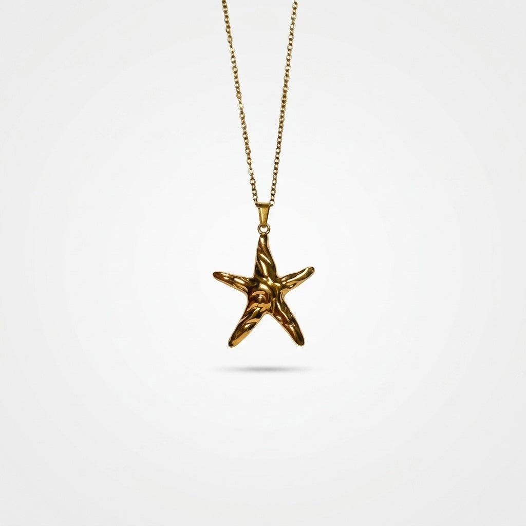 Starfish Necklace- Gold