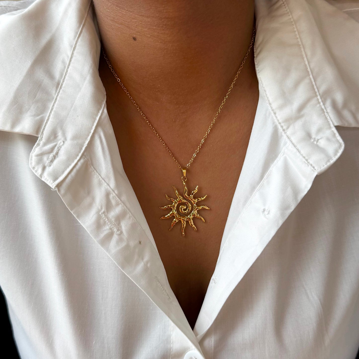 Sol Necklace- Gold
