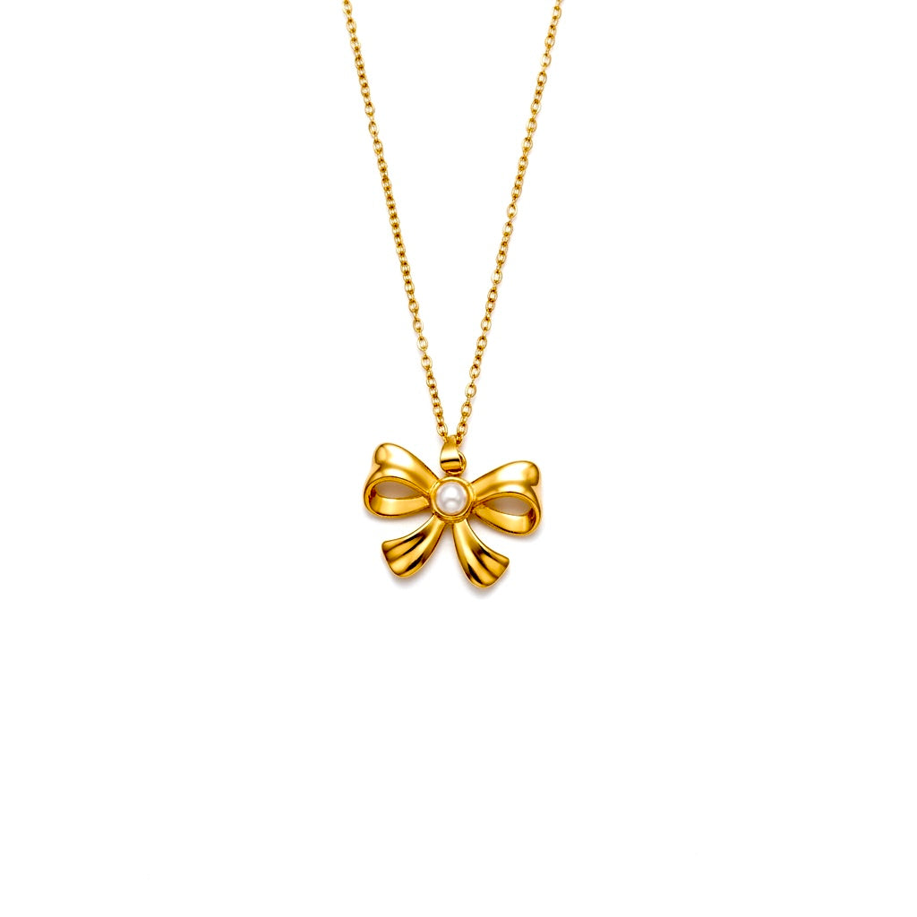 Bow Necklace