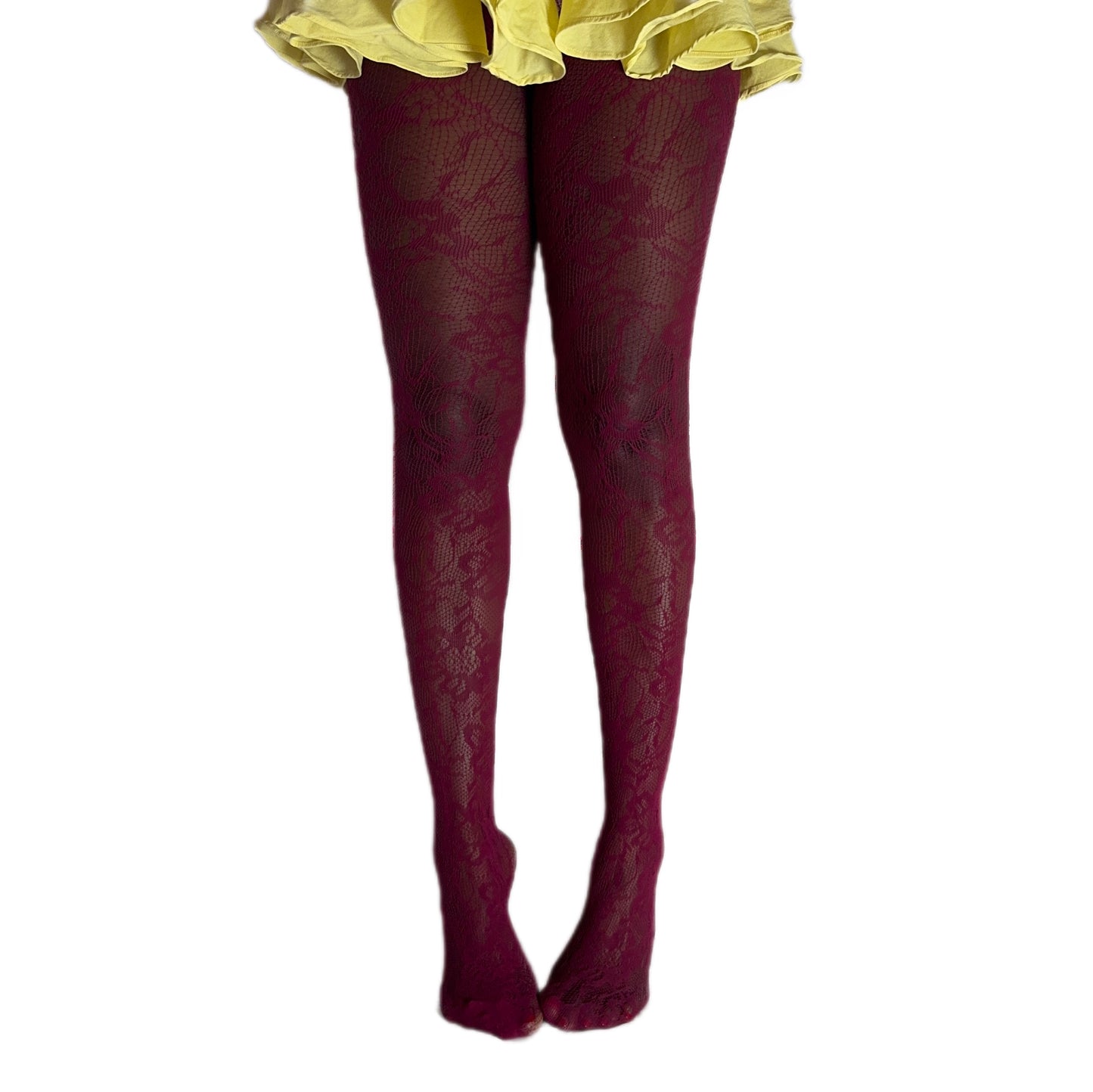 Lauria Stockings Burgundy