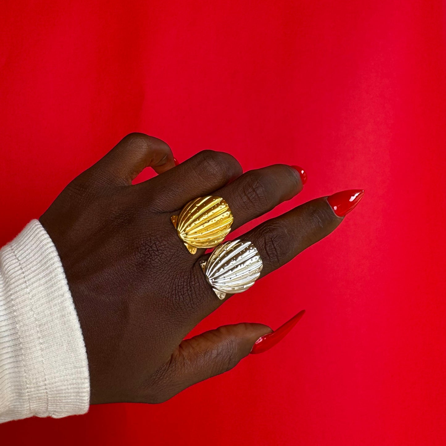 Chunky Shell Ring
