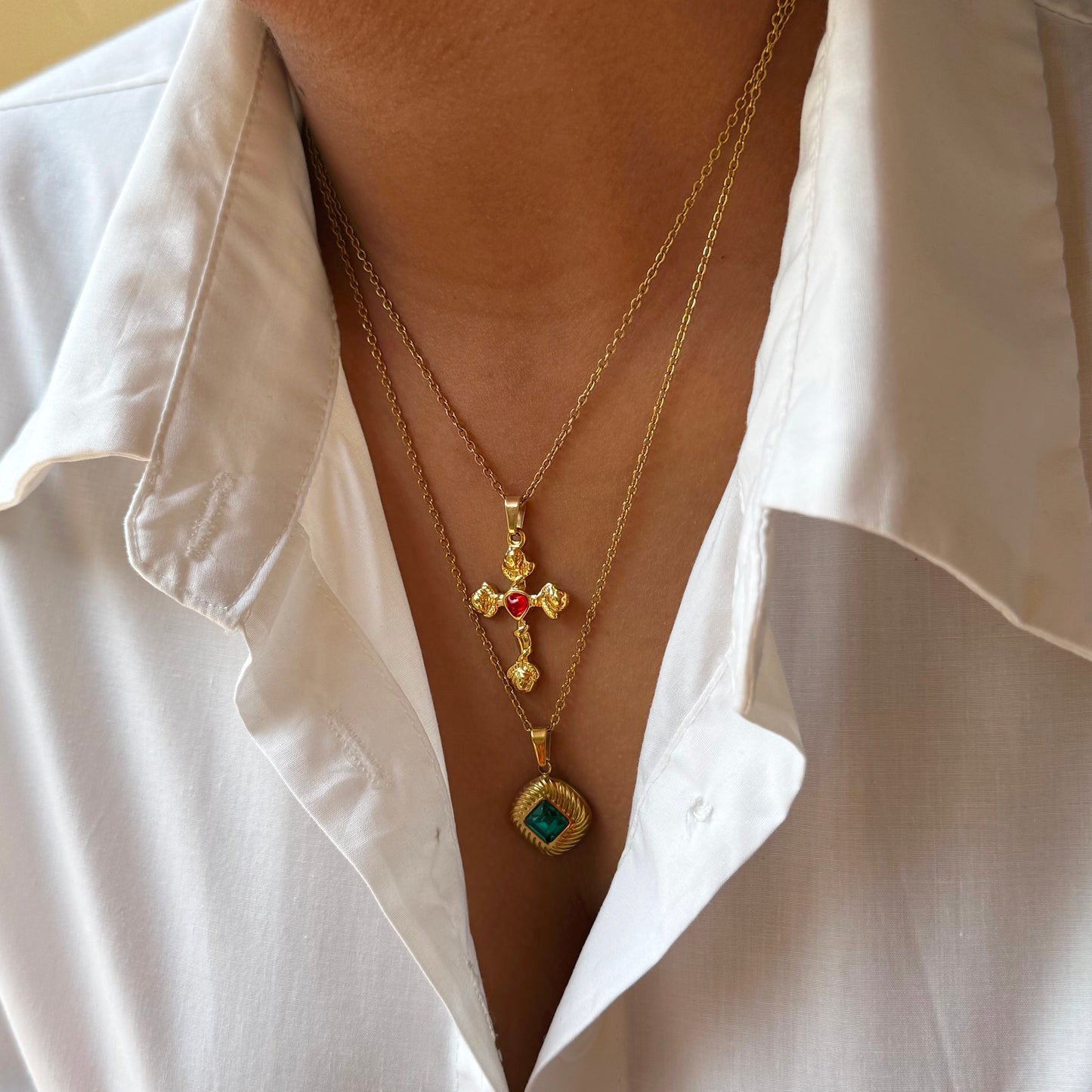 Jemma Cross Necklace