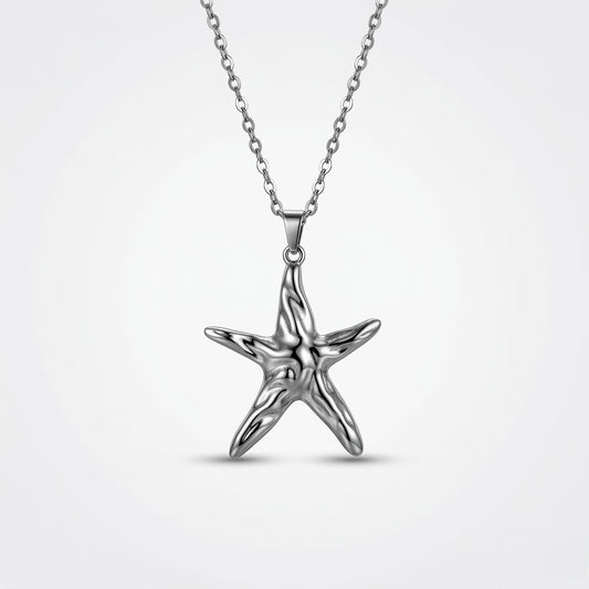 Starfish Necklace- Silver