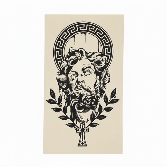 Zeus Semi Permanent Tattoo