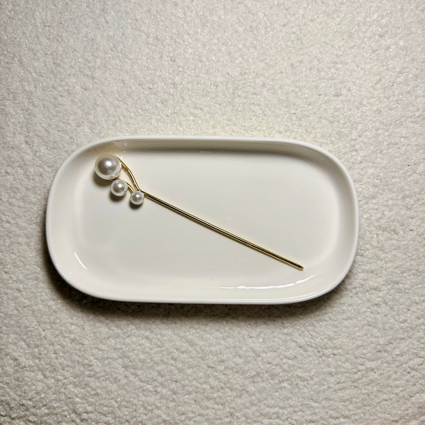 Triple Pearl Hairpin