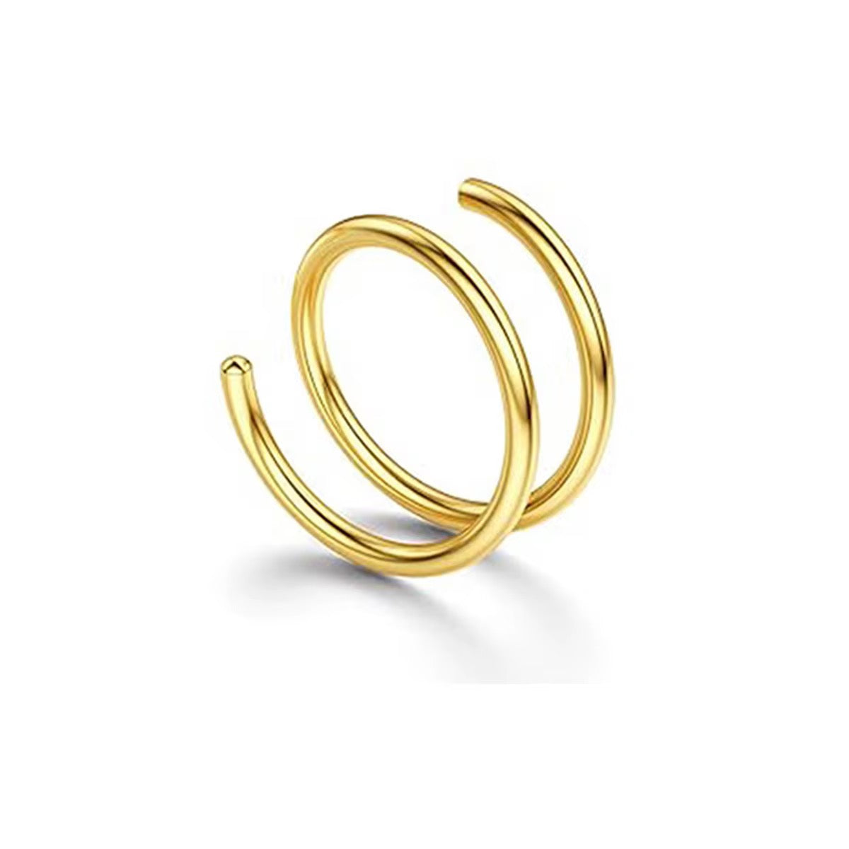 Double-Hoop Nose Ring