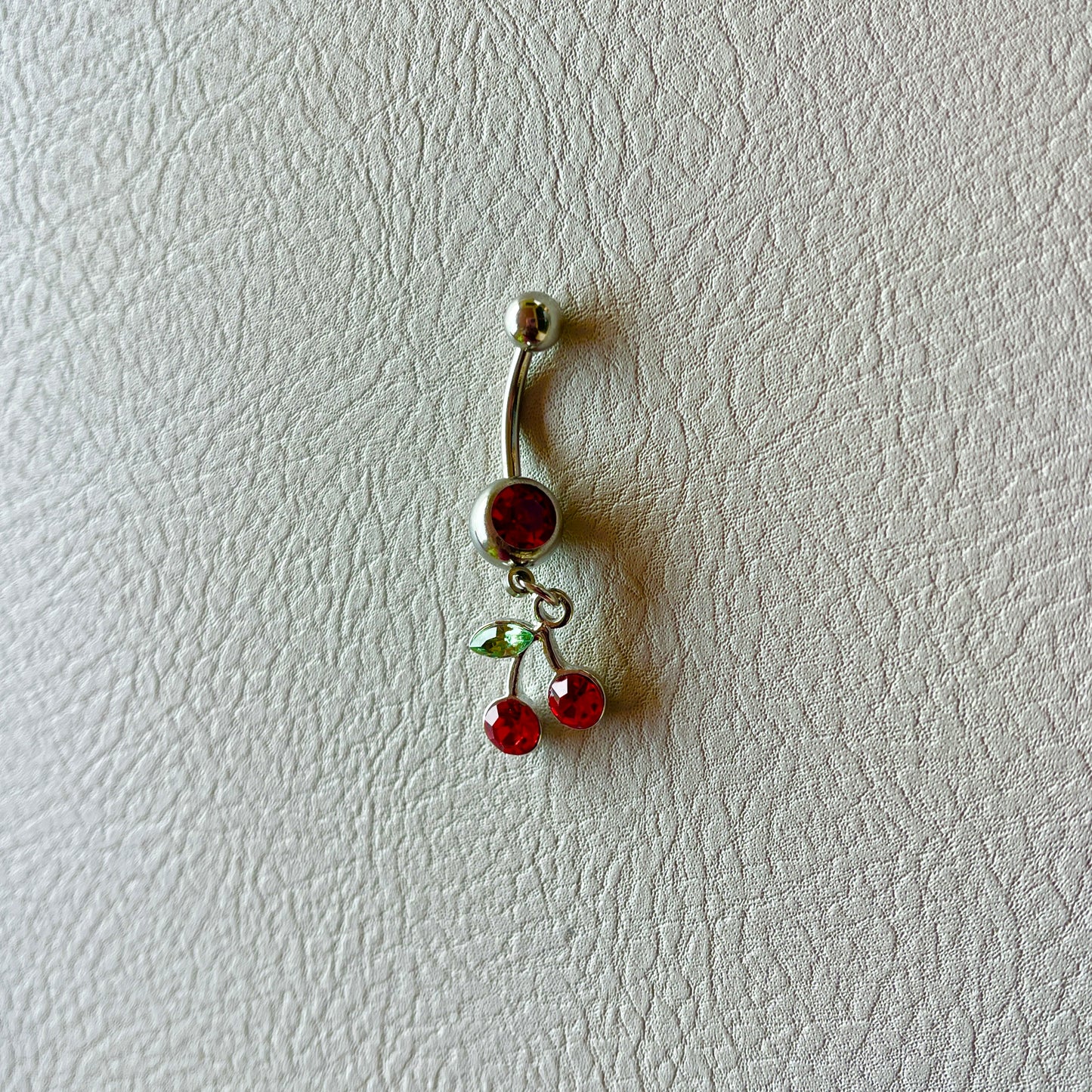 Cherry Belly Ring