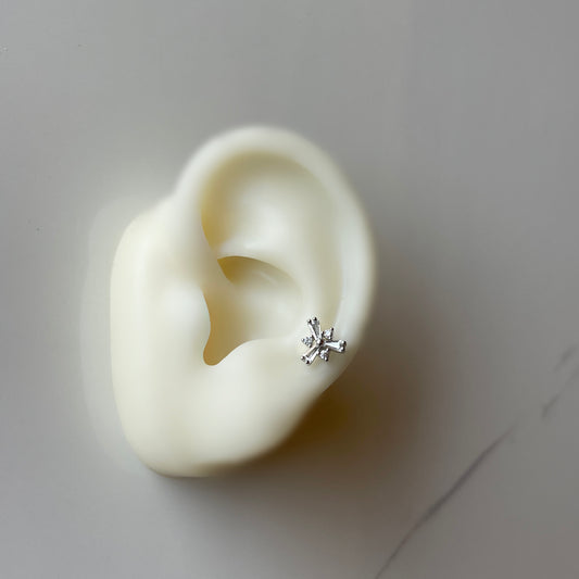 Snowflake Ear Stud