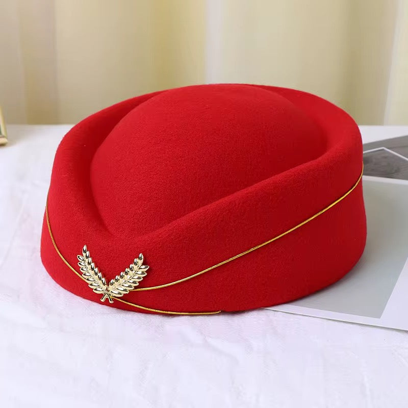 The Stewardess Hat Red