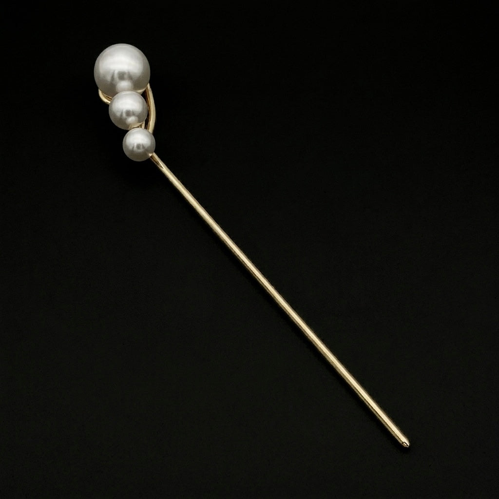 Triple Pearl Hairpin