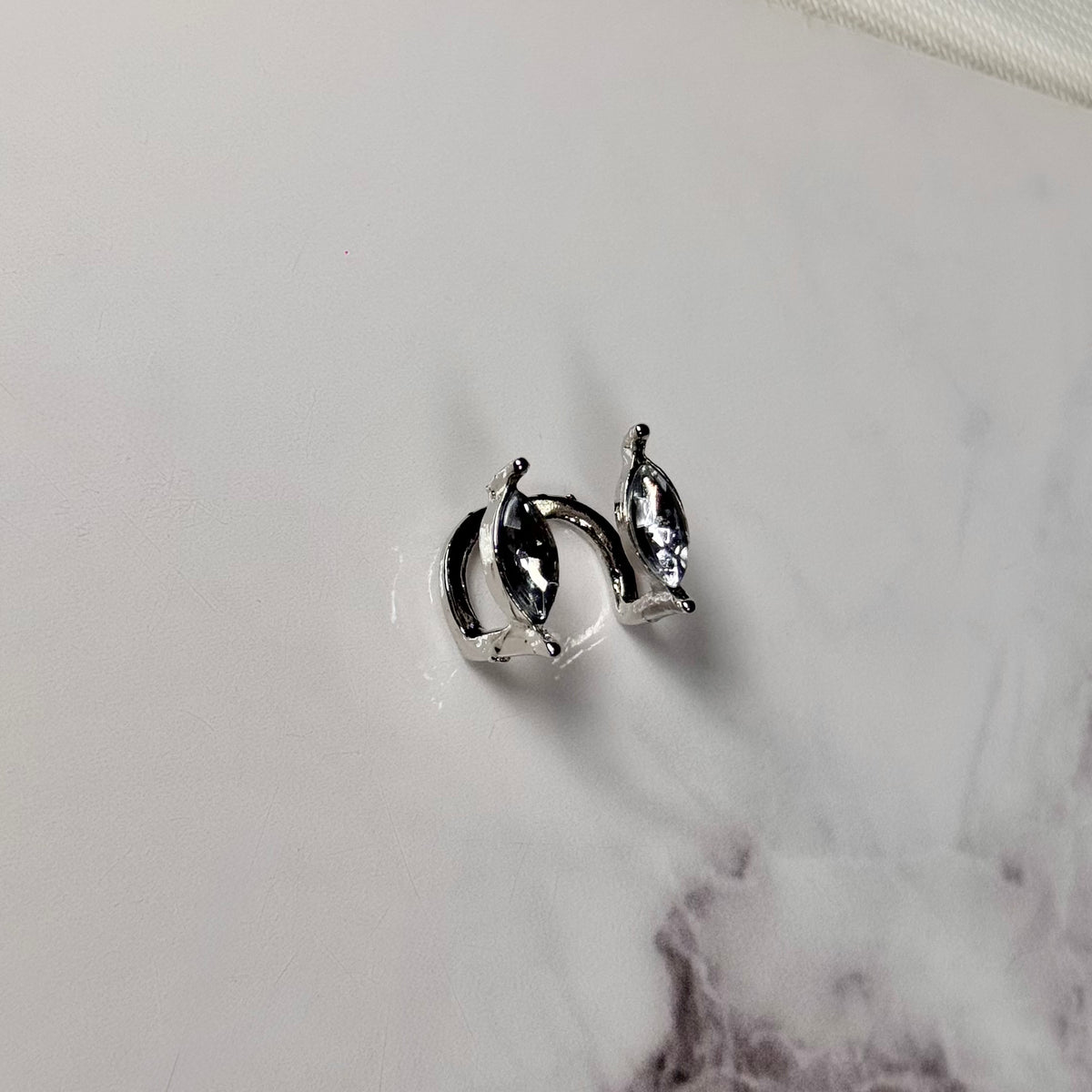 Double Zircon Ear Cuff