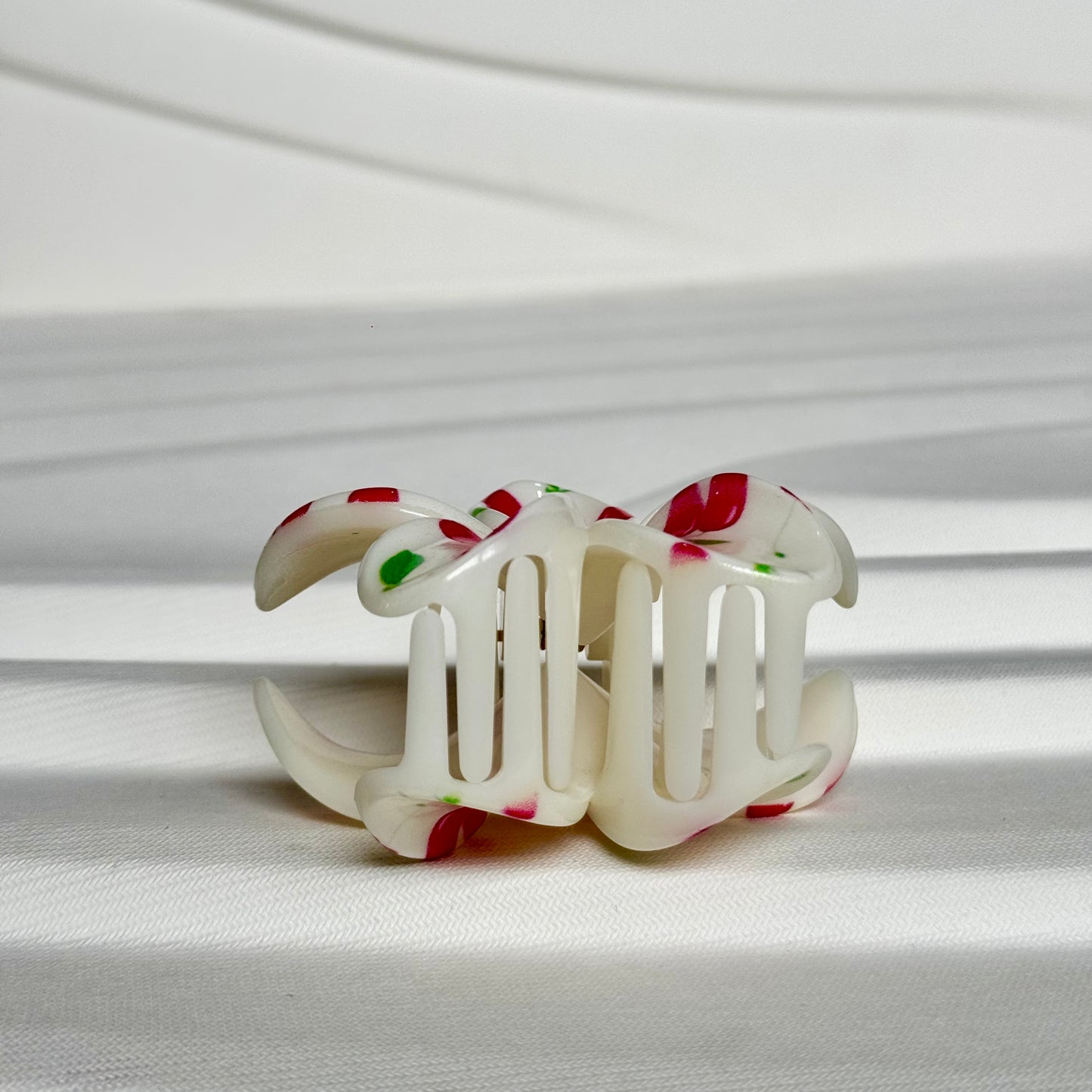 Cherry Flower Claw Clip