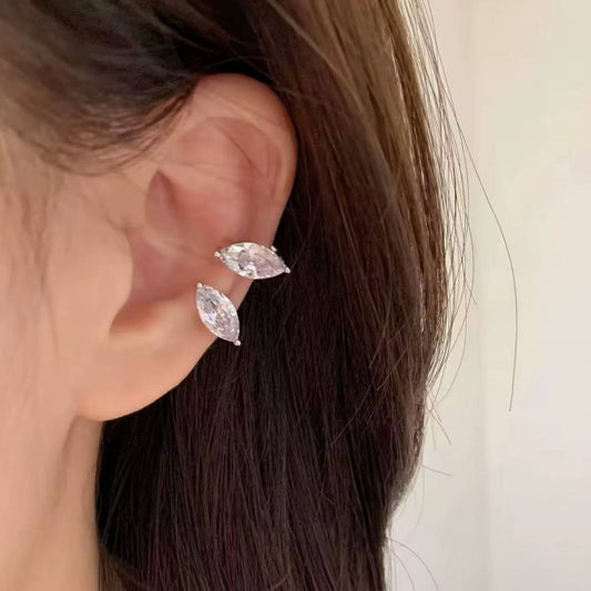 Double Zircon Ear Cuff