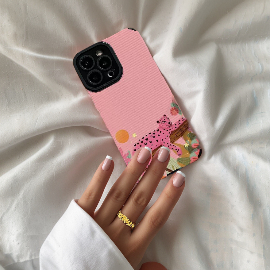Retro Leopard Phone Case - Queenlybypinupqueens 13 Pro Max