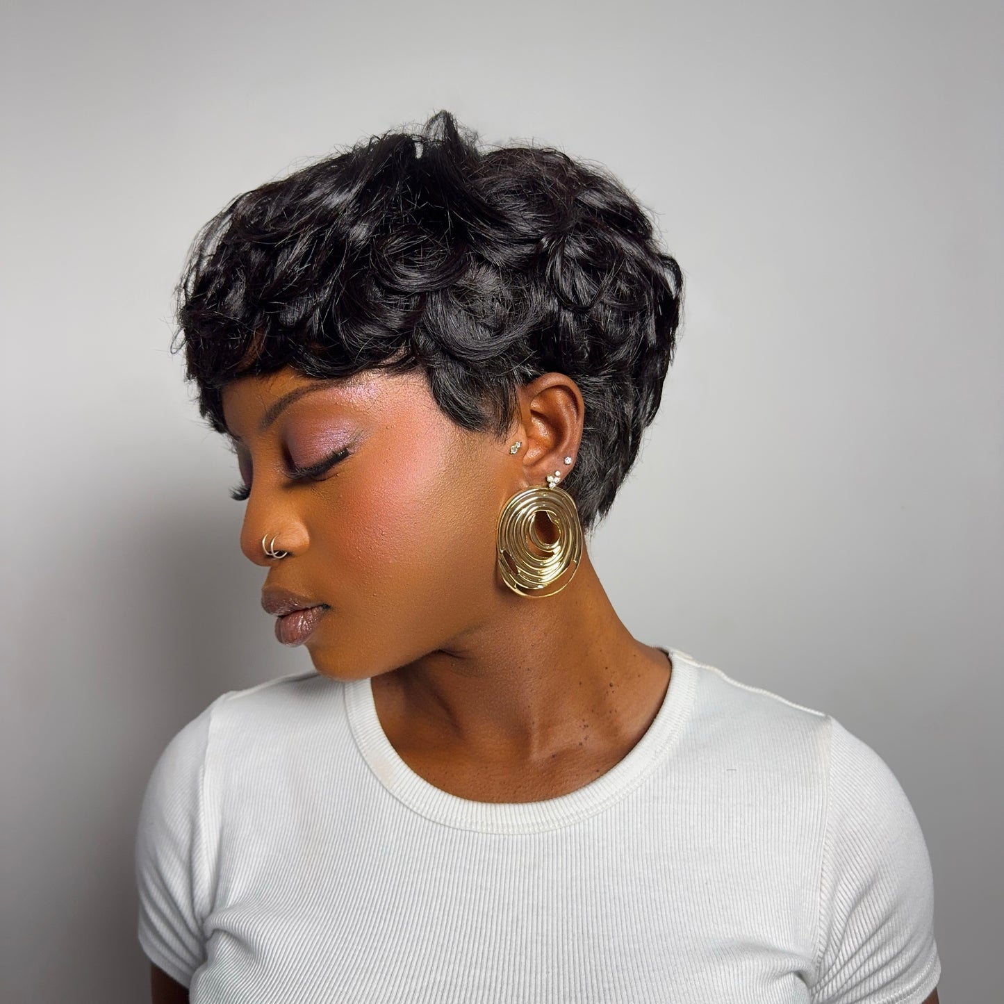 Vortex Earrings Gold