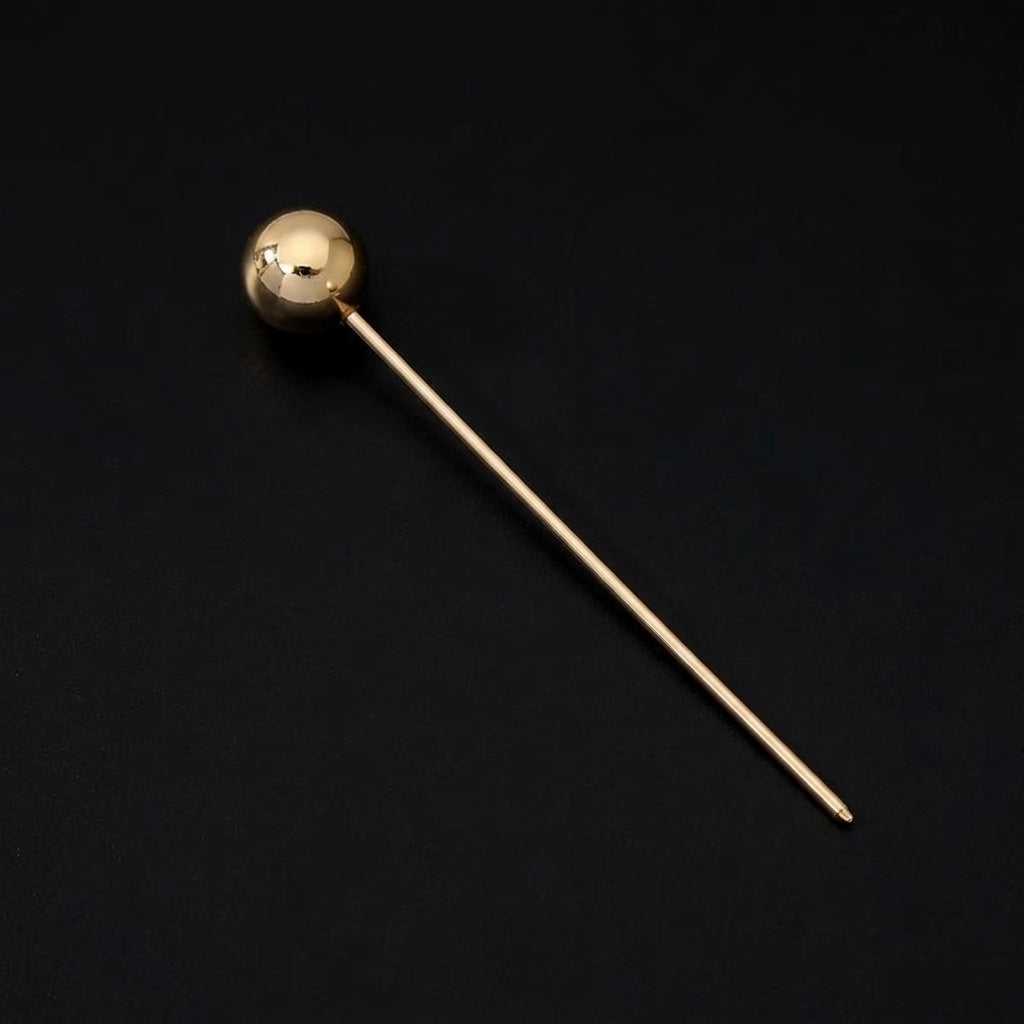 Gold Ball Hairpin