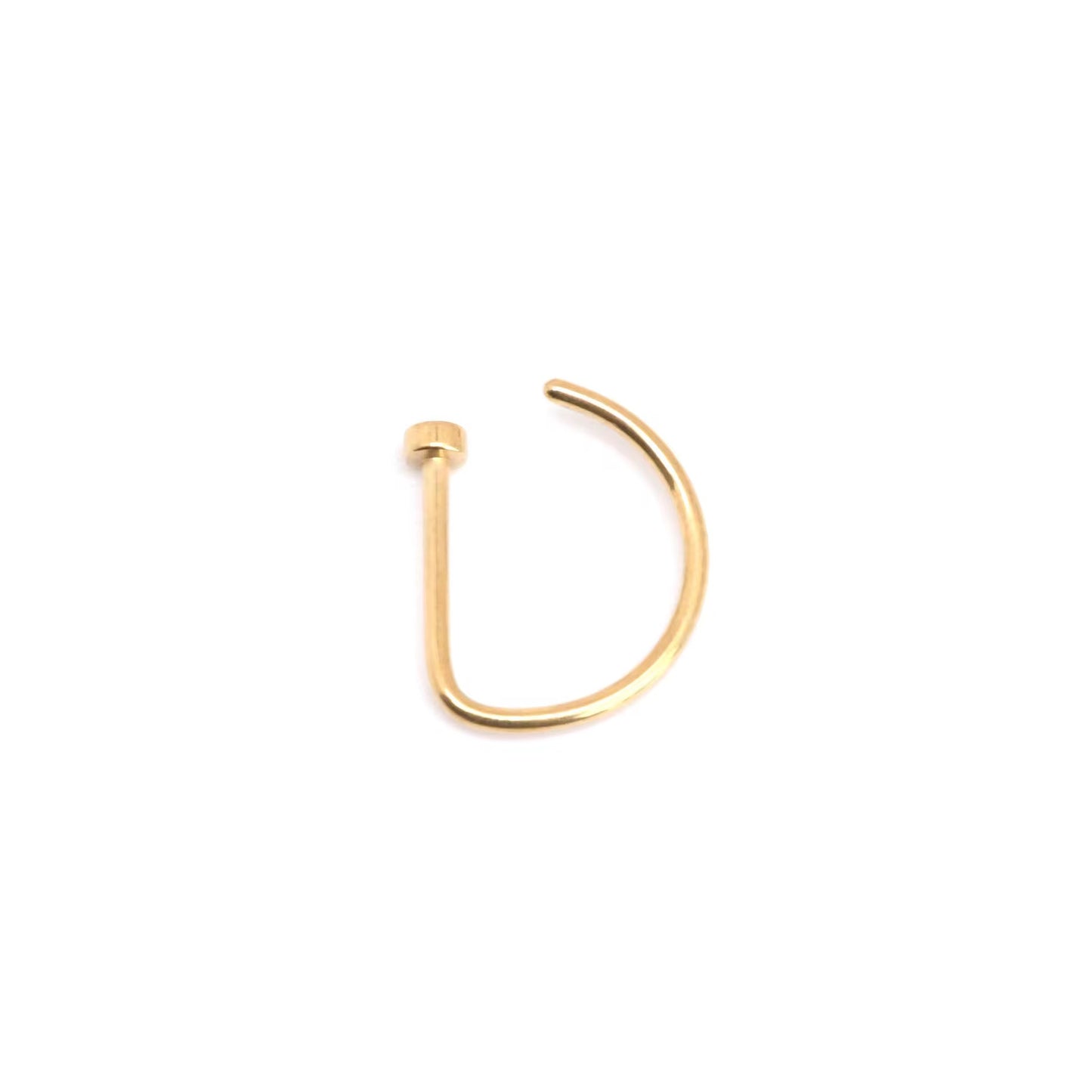 Plain Faux Nose Hoop