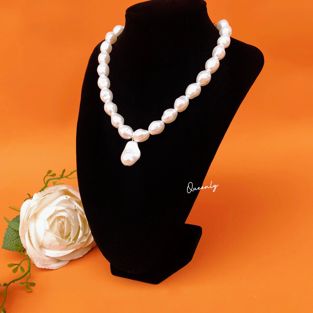 Valerie Pearl Necklace - Queenlybypinupqueens Default Title