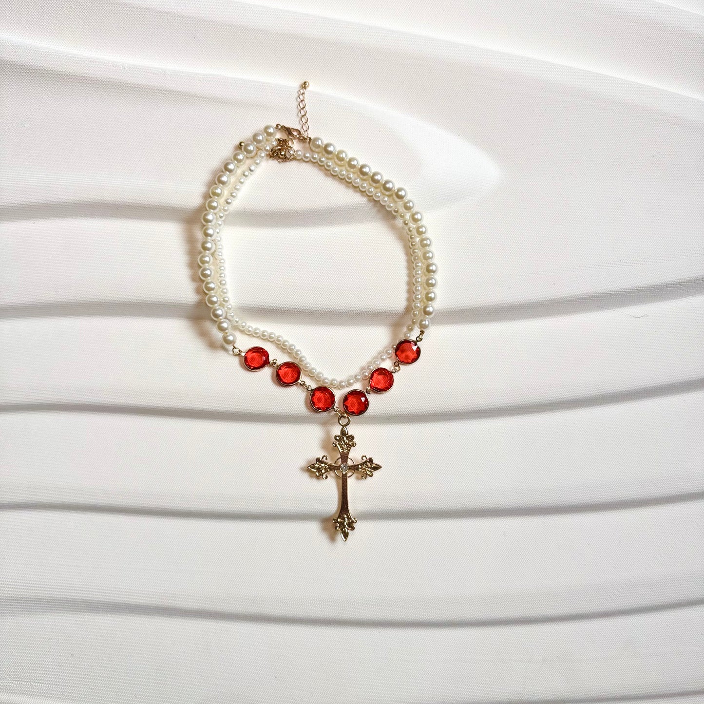 Adrienne Pearl Necklace Set