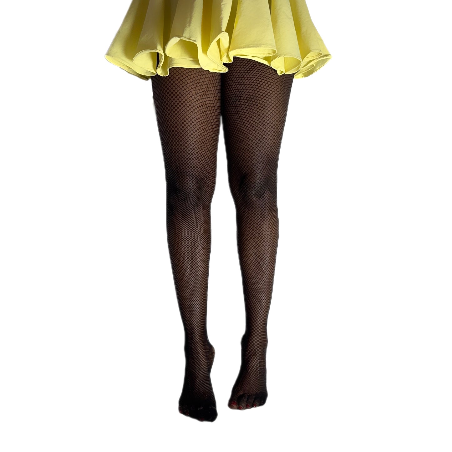 Small Holes Fishnet Stockings Black