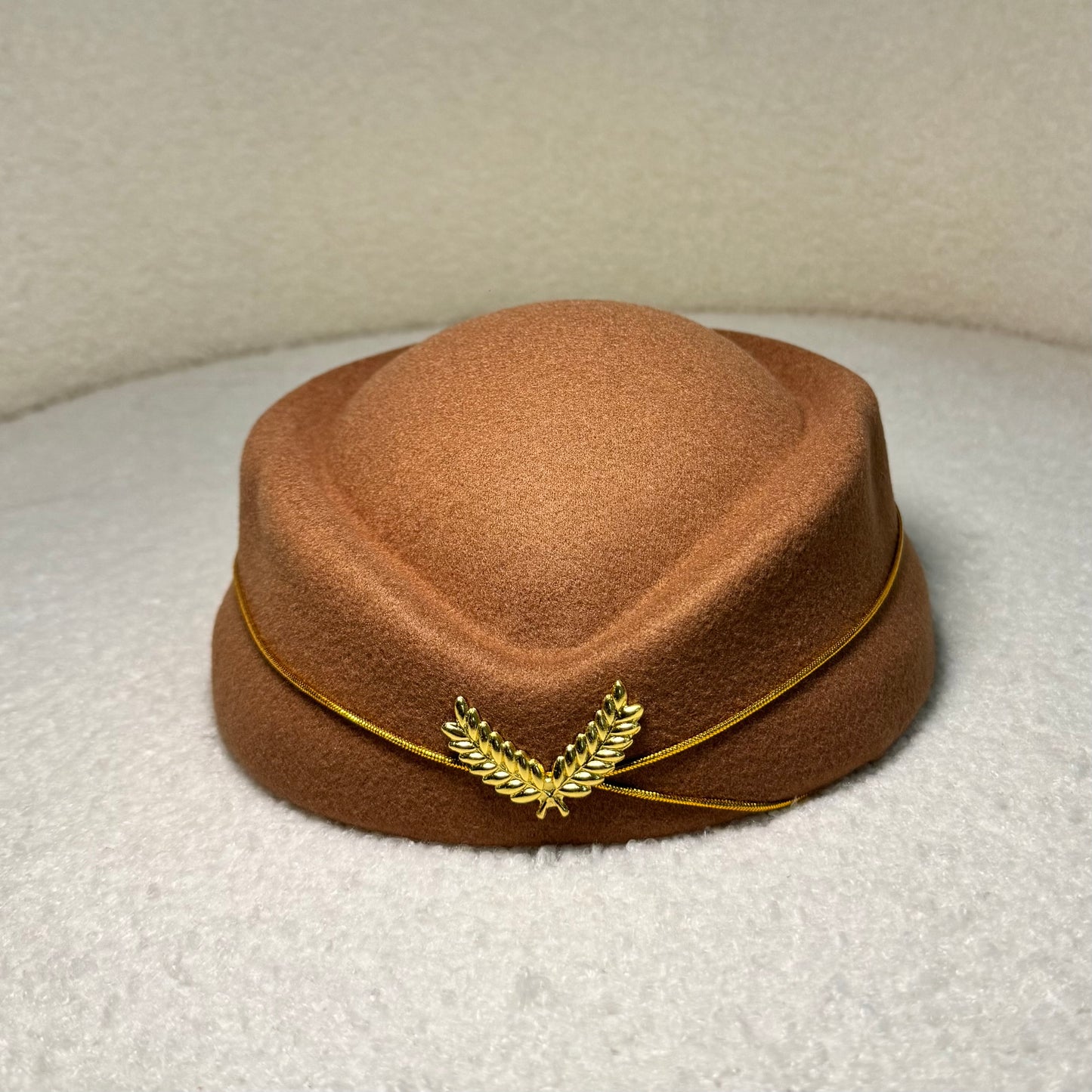 The Stewardess Hat Light Brown