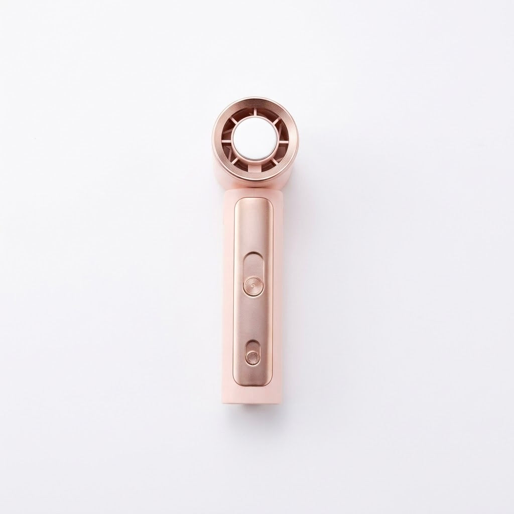 Peach Mini Ice Hand Fan