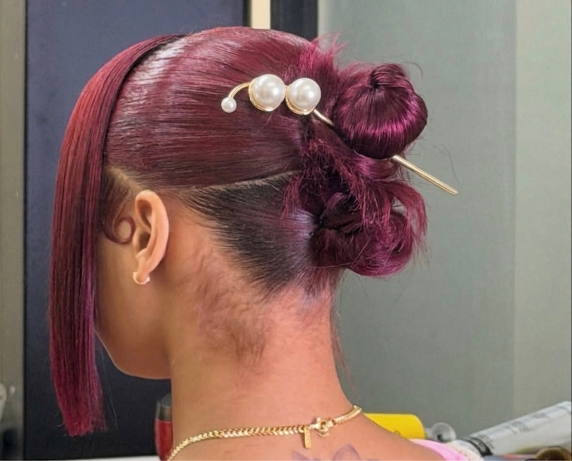 Double Pearl Hairpin