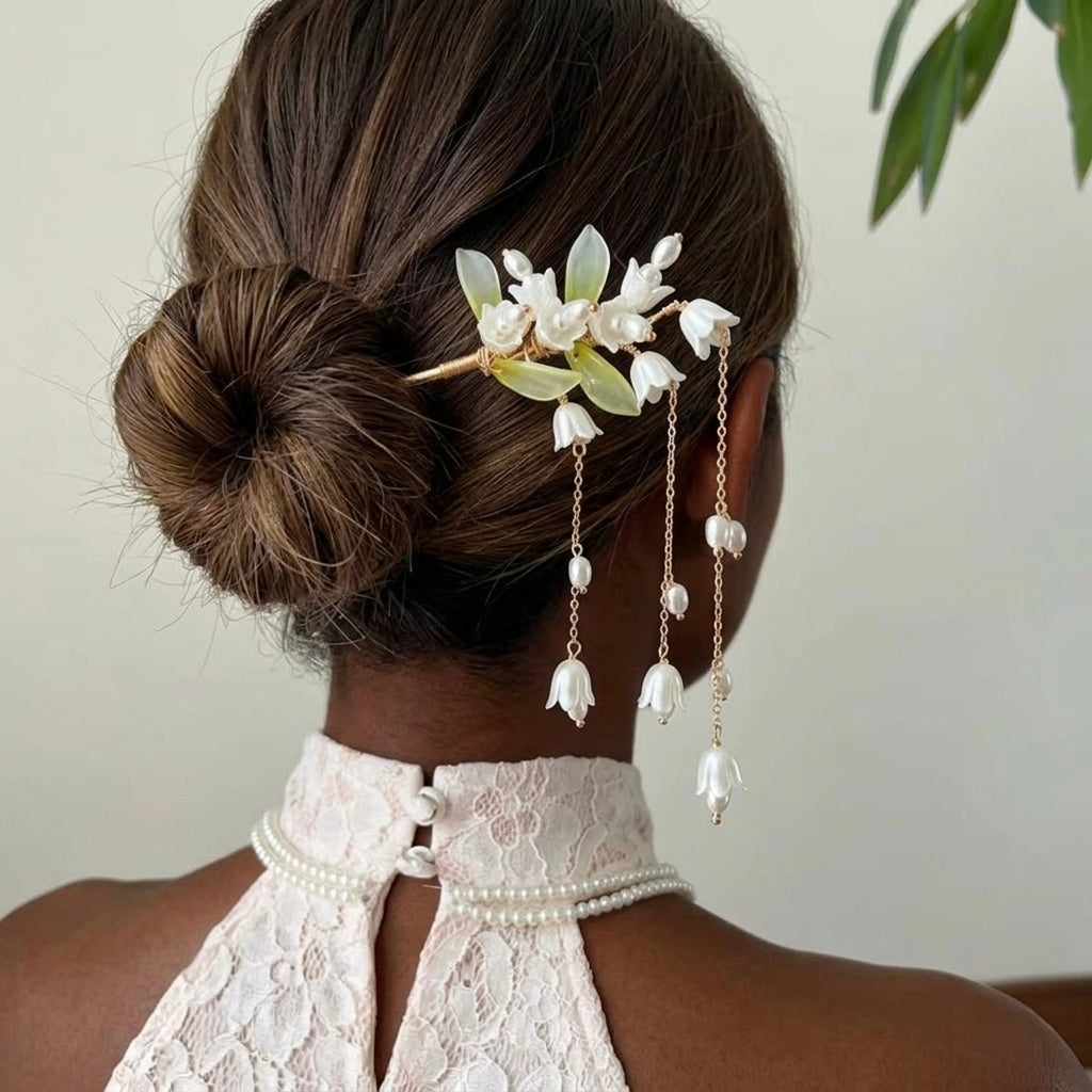 Pearl Lily Hairpin
