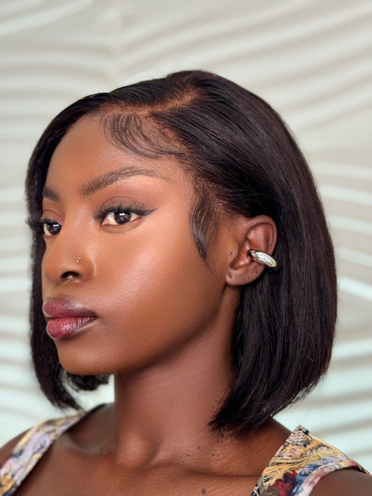 Silver Chunky Ear Cuff