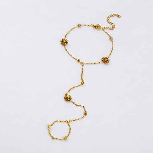Daisies Hand Chain Bracelet