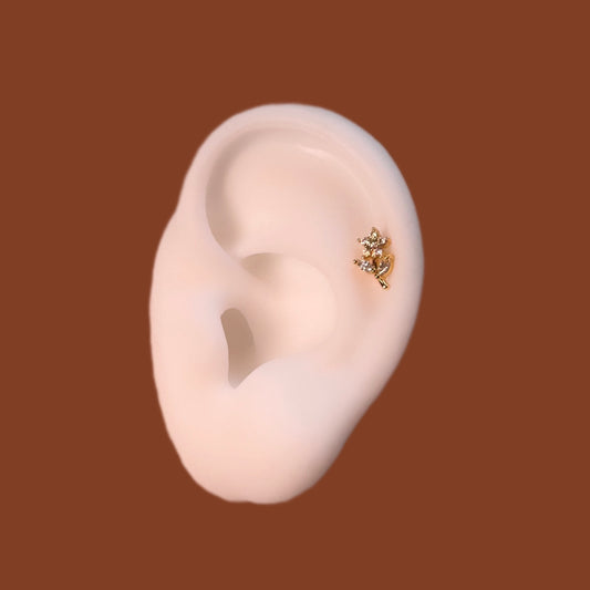 Flower Ear Stud