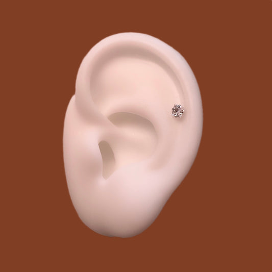 Square Flat Back Stud