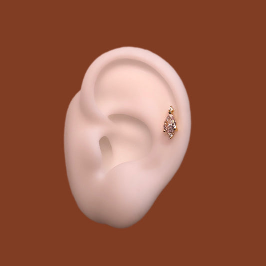 Teardrop Ear Stud