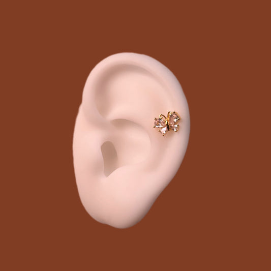 Butterfly Ear Stud