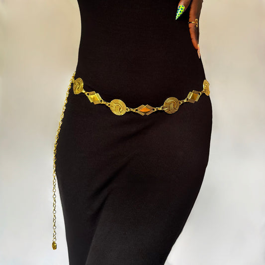 Rhea Retro Chain Belt