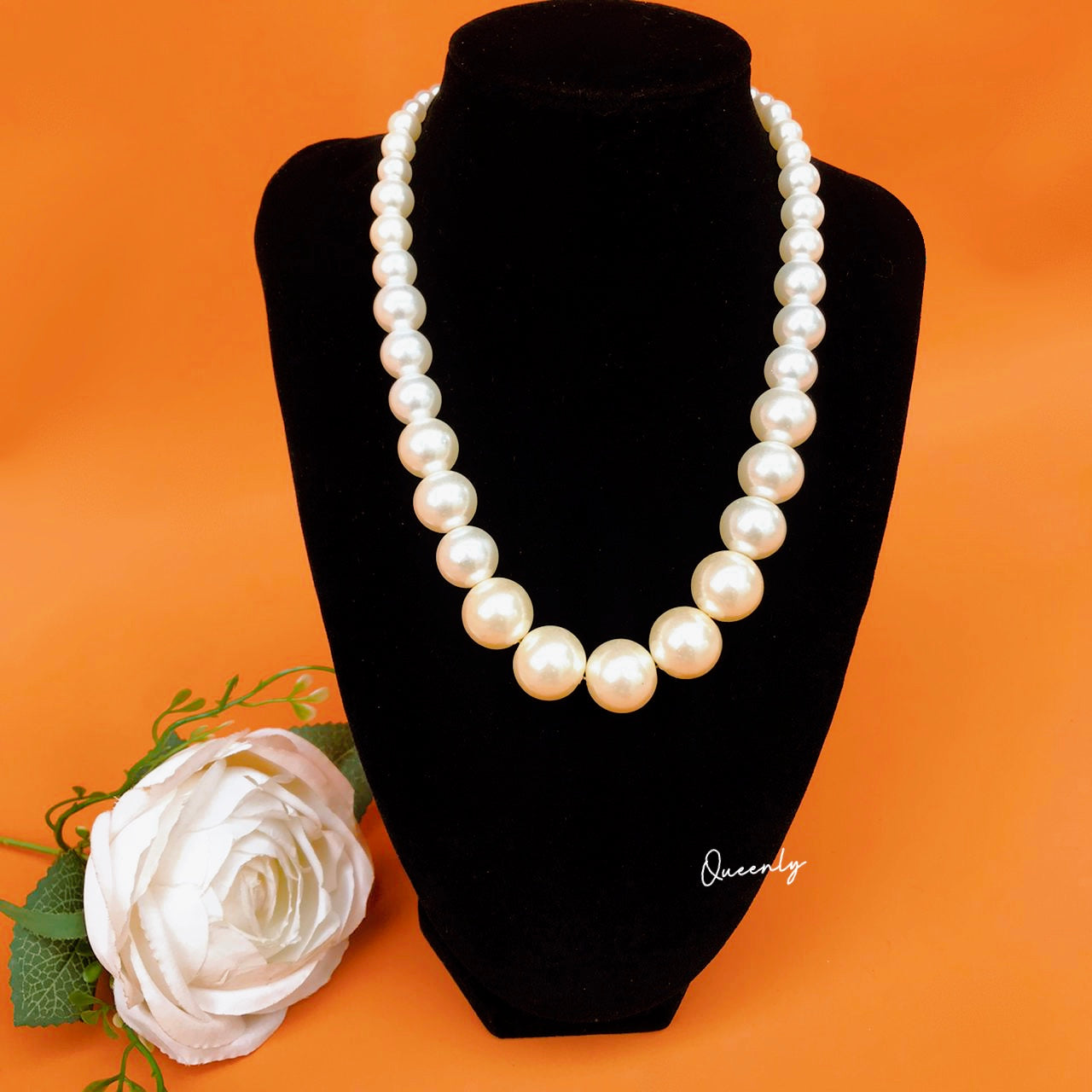 Megan Pearl Necklace - Queenlybypinupqueens Default Title