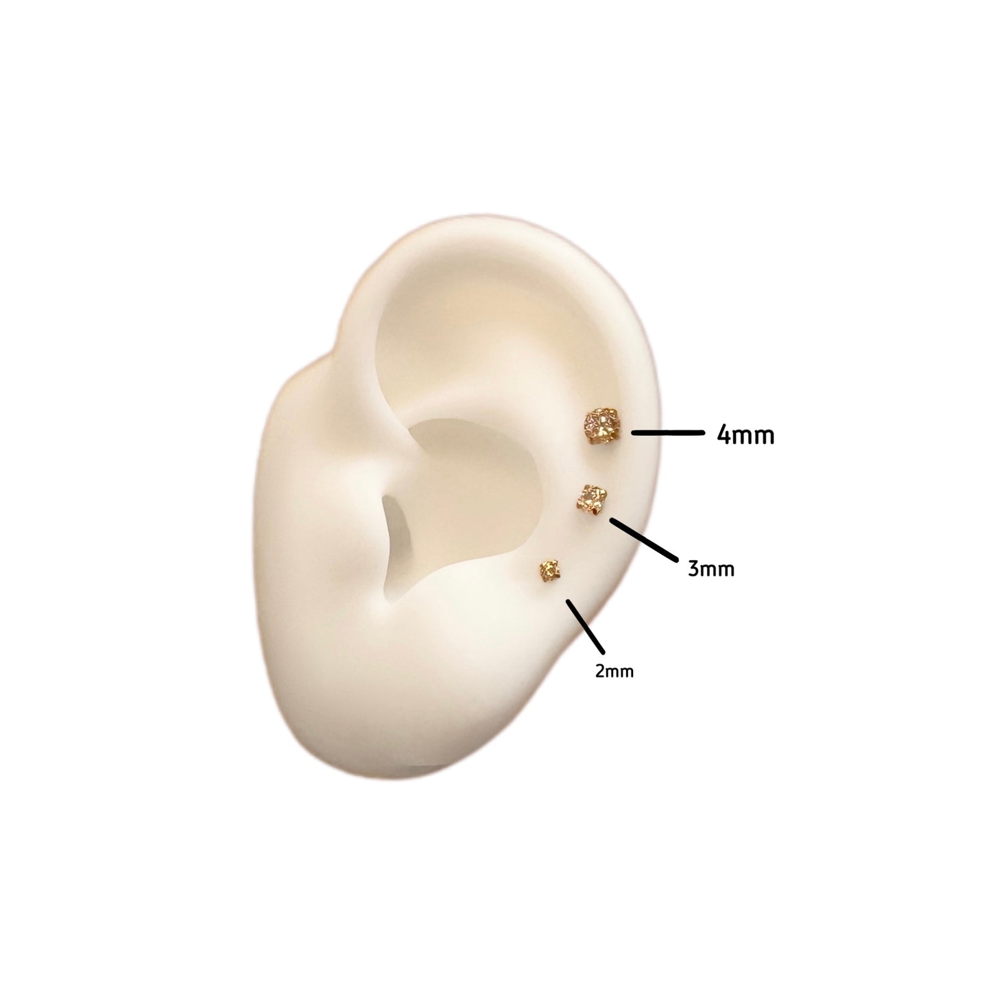Ice Ear Stud