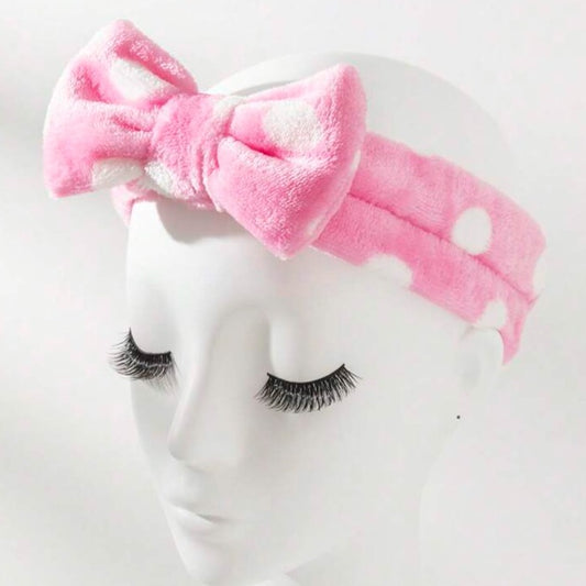 Polka Dots Glam Headbands - Queenlybypinupqueens Black