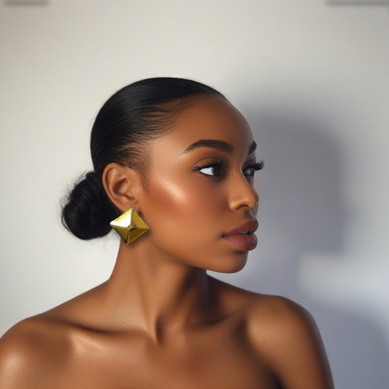 Roxanne Gold Earrings - Queenlybypinupqueens Default Title